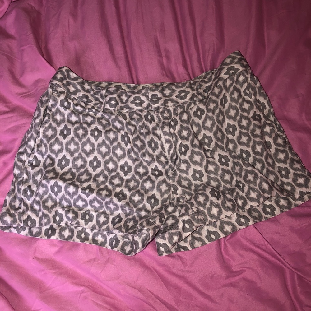 Cynthia Rowley Pattern Khaki Shorts